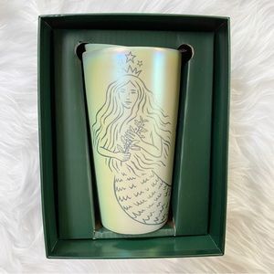NWT Starbucks Limited Edition 50th Anniversary Iridescent Mermaid Ceramic Mug